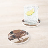 Englisches Reiten Getränkeuntersetzer (Seite)