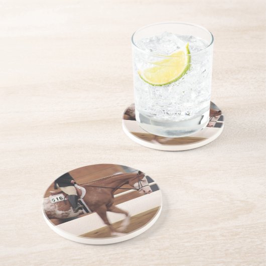 Englisches Reiten Getränkeuntersetzer (Seite)