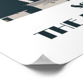 englisches Retroposter im Stil der 20er Jahre Poster (Ecke)