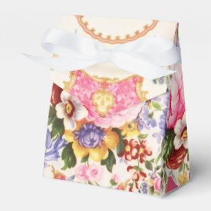 Englisches Rosen-Garten-hoher Tee-Party Geschenkschachtel