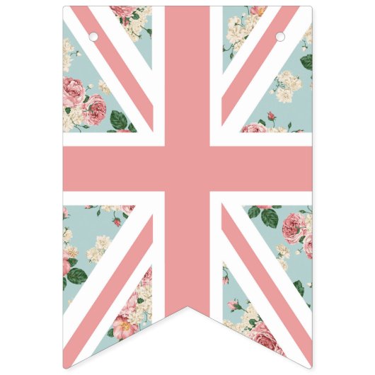 Englisches Rosen-Gewerkschafts-Jack-Party Wimpelkette (Dritte Fahne)