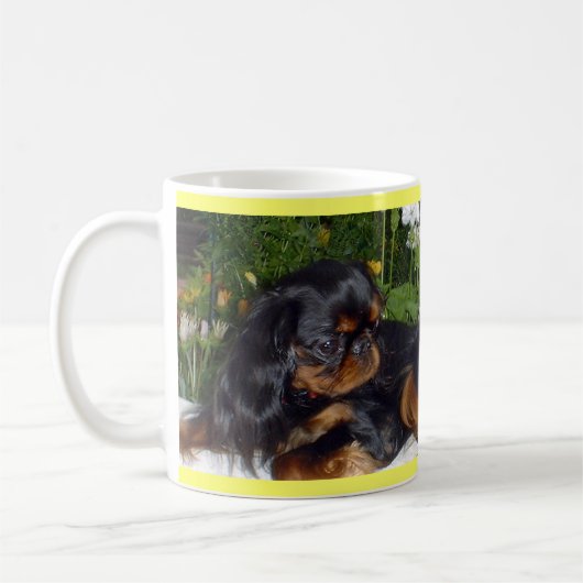 Englisches Spielzeugspaniel-Tasse Kaffeetasse (Links)