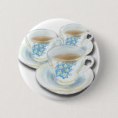 Englisches Tee-Set - China mit vergessenen Blume Button (Vorderseite)