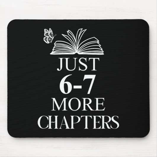 Englischlehrer 67 Buch Nur noch ein Kapitel 6-7 Mousepad (Vorne)