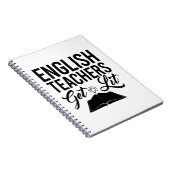 Englischlehrer bekommen Lit Notizblock (Rechte Seite)