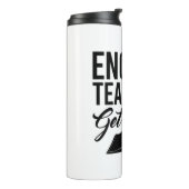 Englischlehrer bekommen Lit Thermosbecher (Nach links gedreht)
