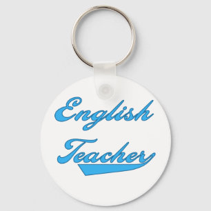 Englischlehrer-Blau Schlüsselanhänger