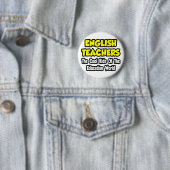 Englischlehrer... Coole Kinder von Edu World Button (Beispiel)