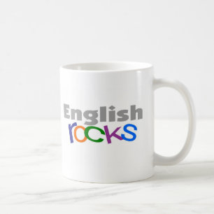 Englischlehrer-"englische Felsen-" Geschenke Kaffeetasse