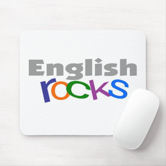 Englischlehrer-"englische Felsen-" Geschenke Mousepad (Mit Mouse)