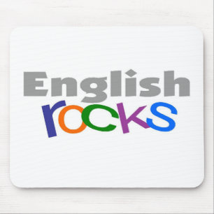 Englischlehrer-"englische Felsen-" Geschenke Mousepad
