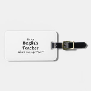 Englischlehrer Gepäckanhänger
