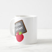 Englischlehrer-Geschenk Kaffeetasse (Vorderseite Links)