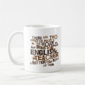 Englischlehrer-Geschenk Kaffeetasse (Links)