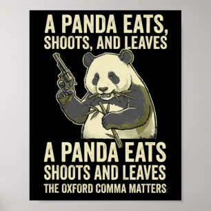 Englischlehrer Grammatik Zeichensetzung Humor Oxfo Poster