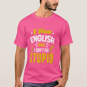 Englischlehrer Grammatikpolizei T-Shirt