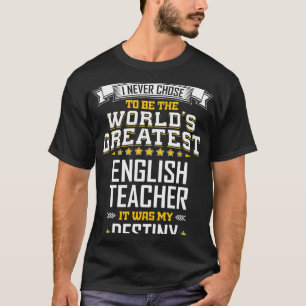 Englischlehrer Idea World ist der Bestste Lehrer T-Shirt