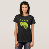 Englischlehrer Komma Chamäleon 80er T-Shirt (Vorne ganz)
