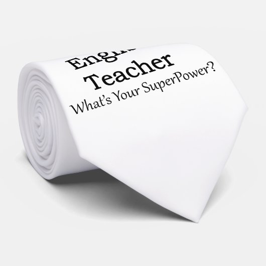 Englischlehrer Krawatte (Gerollt)