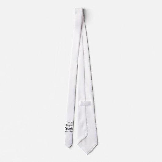 Englischlehrer Krawatte (Rückseite)