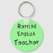 Englischlehrer (MISPELLED) Schlüsselanhänger (Vorderseite)