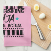 Englischlehrer nur wegen Vollzeit-Multi-Task Geschirrtuch (Viertel Falte)