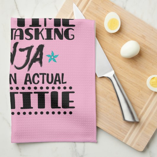 Englischlehrer nur wegen Vollzeit-Multi-Task Geschirrtuch (Viertel Falte)