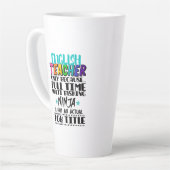 Englischlehrer nur wegen Vollzeit-Multi-Task Milchtasse (Linke Ecke)