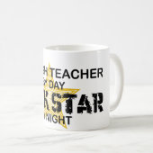 Englischlehrer-Rockstar Kaffeetasse (VorderseiteRechts)