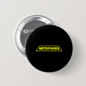 Englischlehrer-Shirts Metaphern seien mit dir Button (Vorne & Hinten)