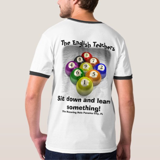 Englischlehrer T-Shirt (Rückseite)