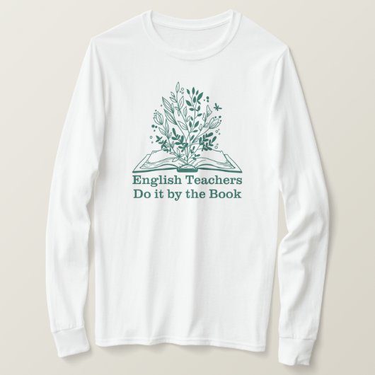 Englischlehrer tun es nach dem Buch Englisch Lehre T-Shirt (Design vorne)