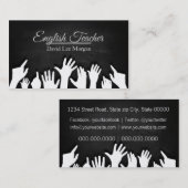  Englischlehrer Visitenkarte (Vorne/Hinten)