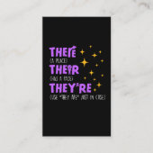 Englischlehrer Visitenkarte (Vorderseite)