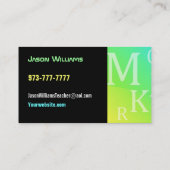 Englischlehrer-Visitenkarten Visitenkarte (Rückseite)