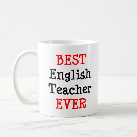 Englischlehrerin, am besten kaffeetasse (Links)
