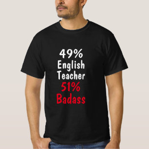 Englischlehrerin Badass T-Shirt