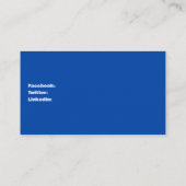 Englischlehrerin ESL Telefonnummerkarte (Rückseite)