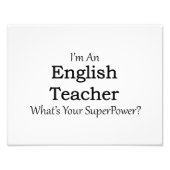 Englischlehrerin Fotodruck (Vorne)