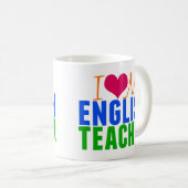 Englischlehrerin Kaffeetasse (VorderseiteRechts)