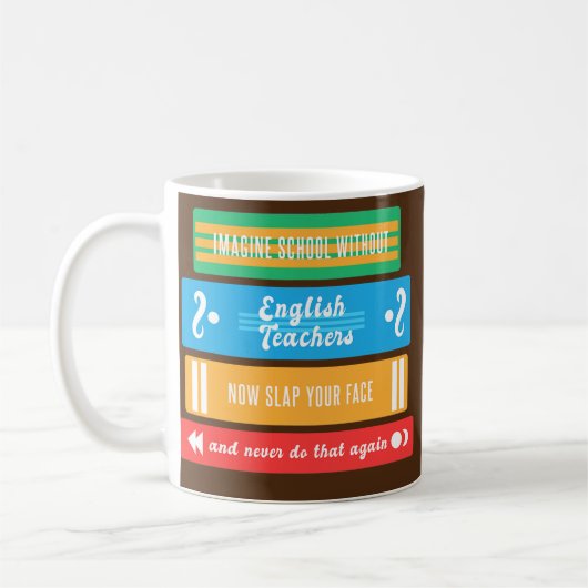 Englischlehrerin kaffeetasse (Links)