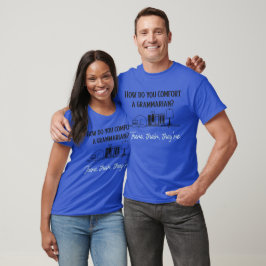 Englischlehrerin Professor Grammarian Funny Joke T-Shirt