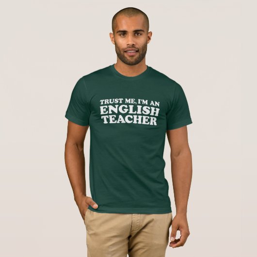 Englischlehrerin T-Shirt (Vorne ganz)