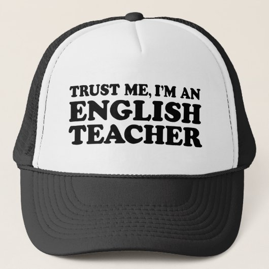 Englischlehrerin Truckerkappe (Vorderseite)
