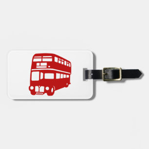 Englischlondon-Bus Gepäckanhänger