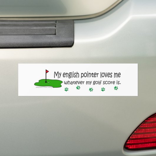 EnglischPointer Autoaufkleber (Auf Auto)