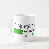 EnglischPointer Kaffeetasse (Vorderseite Links)