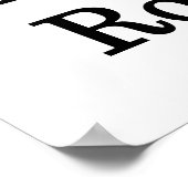 Englischrocks lehren poster (Ecke)