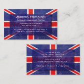 Englischsprachige Lernkarte Visitenkarte (Vorne/Hinten)