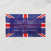 Englischsprachige Lernkarte Visitenkarte (Rückseite)